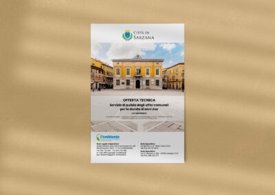 COPERTINA PER GARA D’APPALTO – CITTÀ DI SARZANA