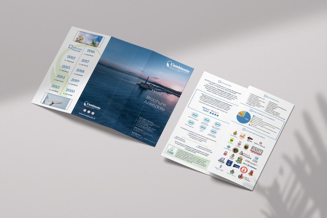 Brochure pieghevole L'ambiente