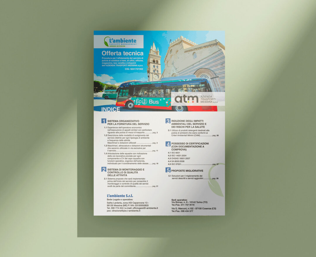 Copertina per gara d'appalto Messina